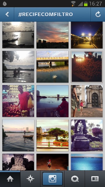 Mais de 600 fotos já foram postadas com a hashtag #recifecomfiltro