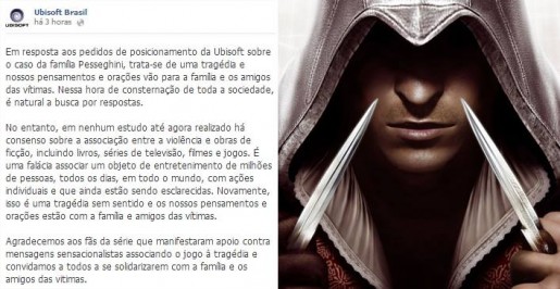 Posicionamento da Ubisoft sobre o caso da família Pesseghini