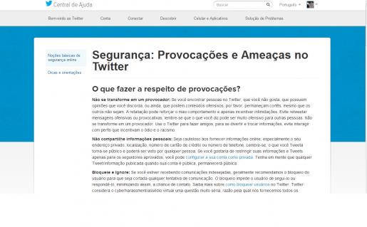 segurança twitter