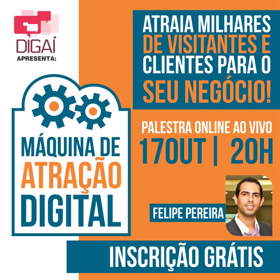 Convite Webinário Máquina de Atração Digital