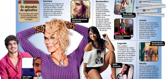 Veja Rio detona celebridades que são "chatas" no Instagram. 