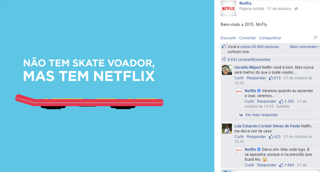 Netflix e a linha criativa mais linda de todas <3