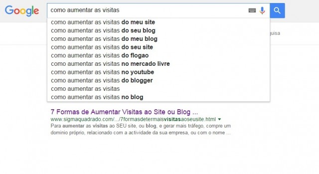 aumentar as visitas do seu site