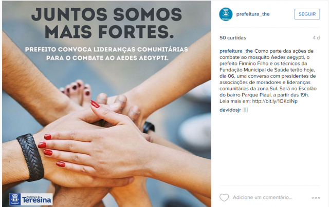 Foto: Instagram Prefeitura de Teresina