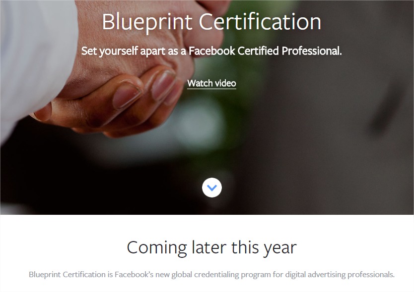 Facebook Ad Certification Facebook Blueprint - Google Chrome