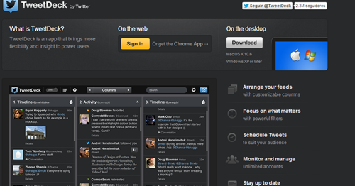 TweetDeck encerra suporte ao aplicativo mobile e integração com Facebook. #TheEnd?