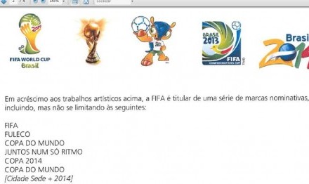 A FIFA, a copa das confederações no Brasil e a tenebrosa proibição do uso de suas marcas
