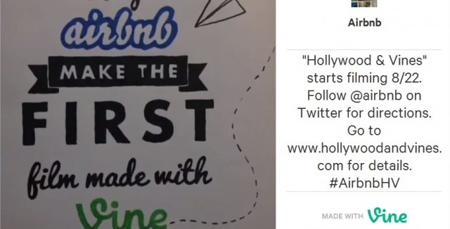 Hollywood & Vines: primeiro curta produzido com o Vine