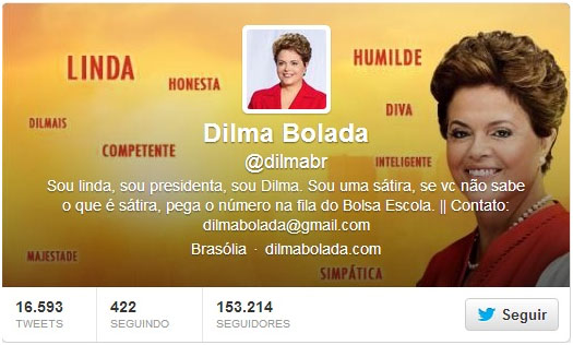 Perfil Dilma Bolada