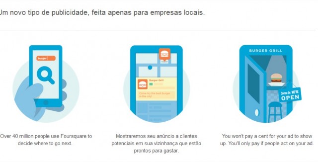 Foursquare ads: a novidade para pequenos negócios