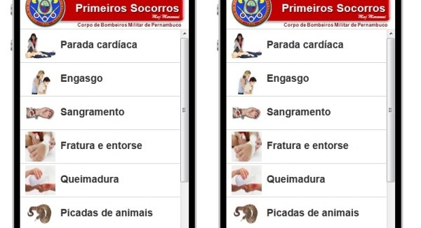 Primeiros Socorros – aplicativo dos bombeiros ajuda a salvar vidas