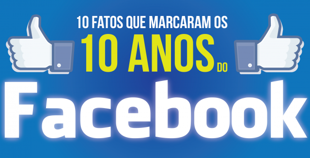 10 fatos que marcaram os 10 anos do Facebook