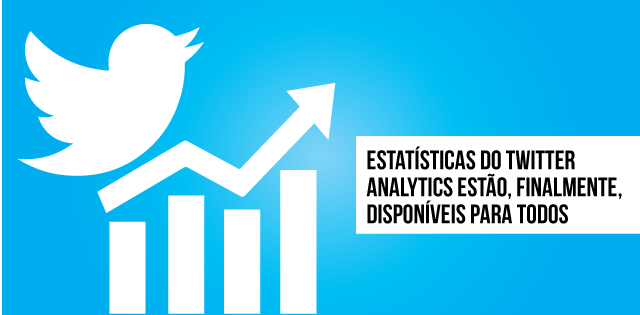 Estatísticas do Twitter Analytics estão, finalmente, disponíveis para todos