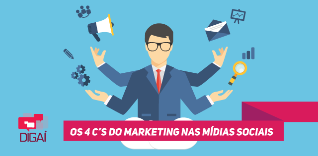 Os 4 C's do Marketing nas Mídias Sociais