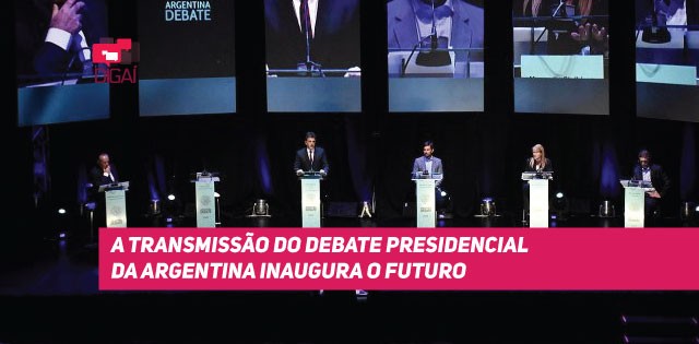 A transmissão do debate presidencial da Argentina inaugura o futuro