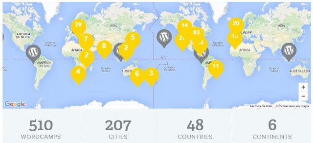 WordCamps No Mundo