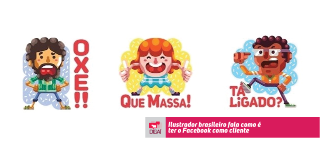 Ilustrador brasileiro fala como é ter o Facebook como cliente