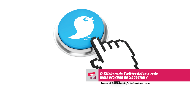 O Stickers do Twitter deixa a rede mais próxima do Snapchat?