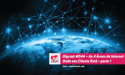 Digcast – #044 – As 4 Áreas da Internet Onde seu Cliente Está – parte 1