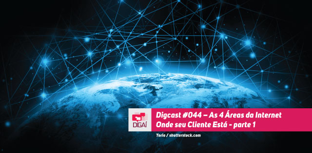 Digcast – #044 – As 4 Áreas da Internet Onde seu Cliente Está – parte 1